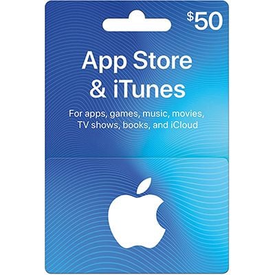 Thẻ iTunes Gift Card 50$ - US (Thẻ Cứng)