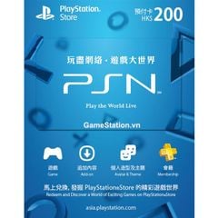 Thẻ PSN Gift Card 200 HKD - Hong Kong