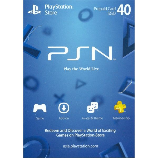 Thẻ PSN Gift Card 40SGD - Singapore