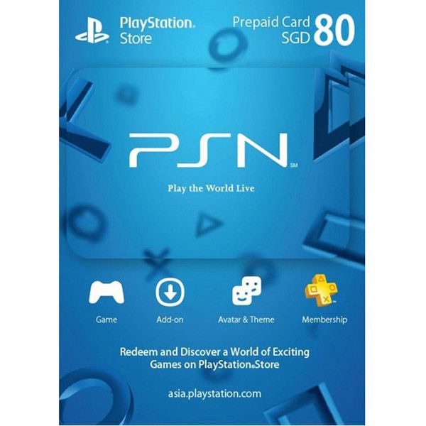 Thẻ PSN Gift Card 80SGD - Singapore