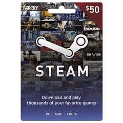 Thẻ Steam Wallet 50$ - US