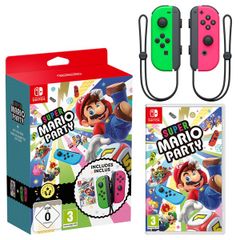 NSW - Super Mario Party + Joy Con (Neon Pink / Neon Yellow )
