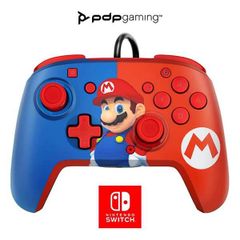 Tay Cầm Nintendo Switch Có Dây Phiên Bản Mario Edition - PDP Gaming