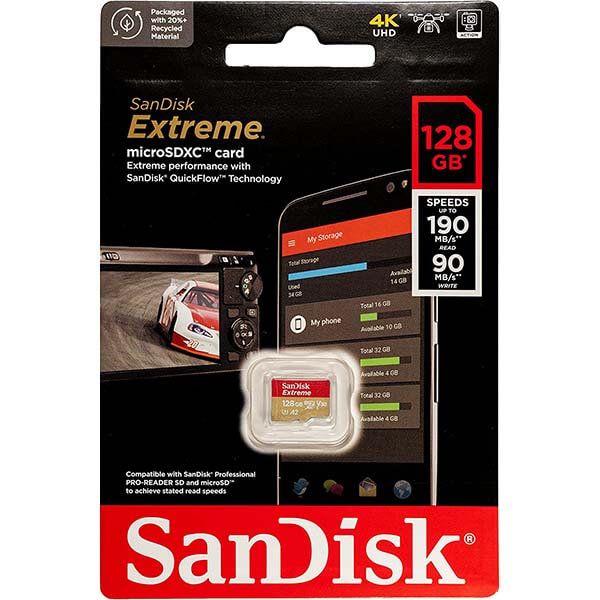 Thẻ Nhớ MicroSDXC SanDisk Extreme V30 A2 128GB 190MB/s