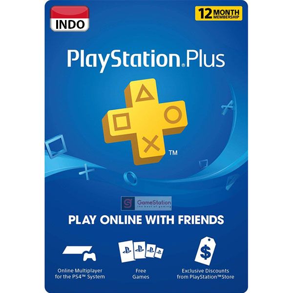 Thẻ PlayStation Plus 12 Tháng – indonesia