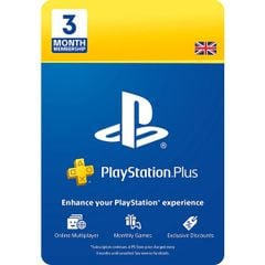 Thẻ PlayStation Plus 3 Tháng - UK