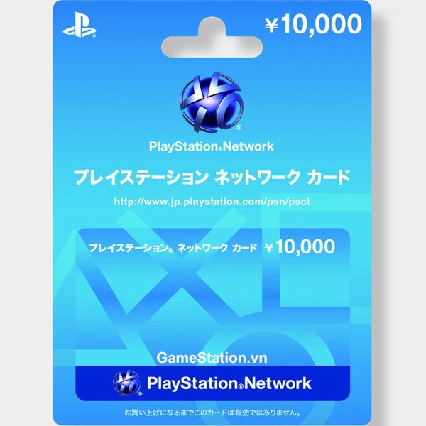 Thẻ PSN Gift Card 10000 Yen - JAPAN