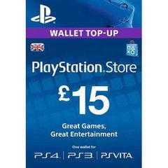 Thẻ PSN Gift Card 15 GBP - UK