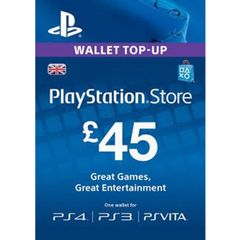 Thẻ PSN Gift Card 45 GBP - UK