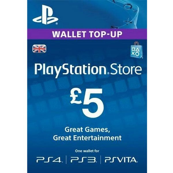 Thẻ PSN Gift Card 5 GBP - UK