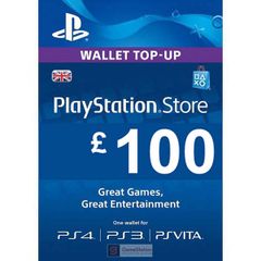 Thẻ PSN Gift Card 100 GBP - UK