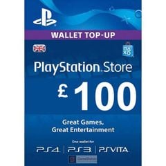 Thẻ PSN Gift Card 100 GBP - UK