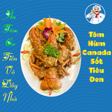  Tôm Hùm Canada Sốt Tiêu Đen 