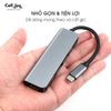 Hub chuyển đổi Type-C 5 in 1 cổng chuyển dữ liệu (1*USB-C 3.0; 1*USB-C 2.0; 1*HDMI 4K/30Hz; 1*PD 100W; 1* USB-C Data)