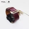 Dây da đồng hồ Apple Watch Nappa Mận Series 1/2/3/4/5/6 chính hãng cao cấp