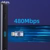 27W Lightning Female chuyển đổi sang Male Lightning sạc nhanh cho các thiết bị di động nhà Táo
