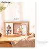 Khung ảnh để bàn xoay 360 gỗ tự nhiên phong cách Scandinavian (02 tấm hình 10x15cm)