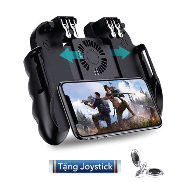 Tay Cầm Tản Nhiệt H9 Tối Ưu 6 Ngón Chơi Game Mobile [Không Pin]