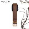 Dây da đồng hồ Apple Watch Nappa Chocolate Series 1/2/3/4/5/6 chính hãng cao cấp