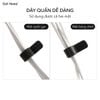 Dây Velcro buộc cáp Cell Home quản lý cáp tiện dụng chống rối cuộn 1,5m màu đen