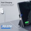 27W Lightning Female chuyển đổi sang Male PD Type-C sạc nhanh cho các thiết bị di động nhà Táo
