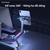 Tay Arm cho ipad, máy tính bảng, màn hình phụ hợp kim nhôm gắn bàn gấp gọn nâng hạ chắc chắn