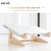 Giá Đỡ Laptop Gỗ Tự Nhiên Phong Cách Tối Giản Minimalism Tiện Dụng