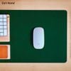 Tấm lót bàn làm việc bằng da mặt dưới lót gỗ Cork chống trượt Cell Home (Medium/ Xanh đậm)