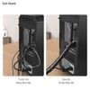 Nẹp cáp ống đi dây cáp gọn gàng dấu dây ống quản lý cáp bàn làm việc