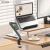Giá đỡ laptop, iPad, máy tính bảng gắn cạnh bàn xoay 360 độ đa năng