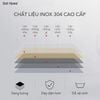 Tấm chắn dầu mỡ inox 304 gấp gọn, chống gỉ sét, bám bẩn, tấm chắn gió cho bếp