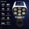 Đèn trụ cổng năng lượng mặt trời LED hình camera chống trộm