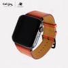 Dây da Charles Nappa Cam cho Apple Watch size nữ (38/40/41mm) - Adapter màu bạc