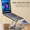 Giá Đỡ Laptop Tablet Điện Thoại 2 Trong 1 Giá Đỡ Laptop Tản Nhiệt Thép Carbon