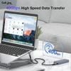 Cáp USB-C xuất hình ảnh gập 90 độ Type-C to Type-C USB4 40Gbps/240W/8K tương thích Thunderbolt 3/4
