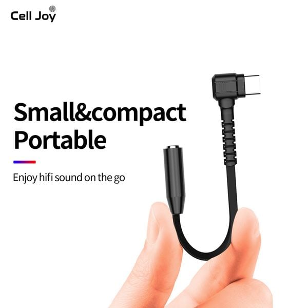 Type-C to 3.5mm Headphone Jack chuyển đổi Plextone Chính hãng tối ưu chơi Game Mobile
