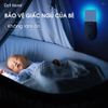 Đèn bắt muỗi gắn tường LED UV siêu nhỏ gọn không hóa chất