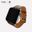 Dây da Charles Swift Đỏ Kem cho Apple Watch size nam (42/44/45mm) - Adapter màu đen