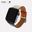 Dây da Charles Swift Xanh Kem cho Apple Watch size nữ (38/40/41mm) - Adapter màu bạc