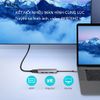Hub chuyển đổi Type-C 5in1 USB-C To 4K HDMI, USB 3.0, SD/TF Card