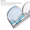 Kệ úp chén bát inox 304 cao cấp dán tường siêu chắc không cần khoan đục tiện lợi cho nhà bếp