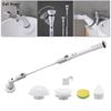 Chổi cọ sàn nhà tắm tự động JESOPB 320rpm cực mạnh cây chà tường toilet không dây 4 đầu tips xoay gập 90 độ tiện lợi
