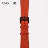Dây da Charles Nappa Cam cho Apple Watch size nữ (38/40/41mm) - Adapter màu bạc