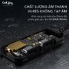 Cáp chia tai nghe hỗ trợ sạc nhanh 60W Type C to 3.5mm Sound Card Plextone GS1 3in1 Mark II cho điện thoại, tablets