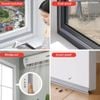 2M Ron cao su dán cửa nhôm gỗ, gioăng cao su chữ S ngăn bụi, cách âm, giữ nhiệt phòng máy lạnh