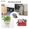 Bộ 8 bánh xe mini 360 độ dùng cho nội thất và đồ dùng nhà bếp bằng thép tải 30kg
