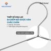 Bộ 5 móc Inox cao cấp MegaHanger thiết kế chữ V chống trượt chịu lực 15Kg