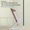 Giá đỡ đọc sách bằng nhôm mặt gỗ MDF Walnut điều chỉnh được độ cao