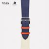 Dây da Charles Swift Xanh Kem cho Apple Watch size nam (42/44/45mm) - Adapter màu đen