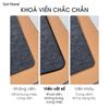 Deskpad nỉ lót gỗ chống trượt tấm lót bàn làm việc khoá viền chắc chắn
